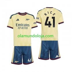 Camisola Arsenal Declan Rice 41 Criança Equipamento Terceiro 2026-2027 Manga Curta